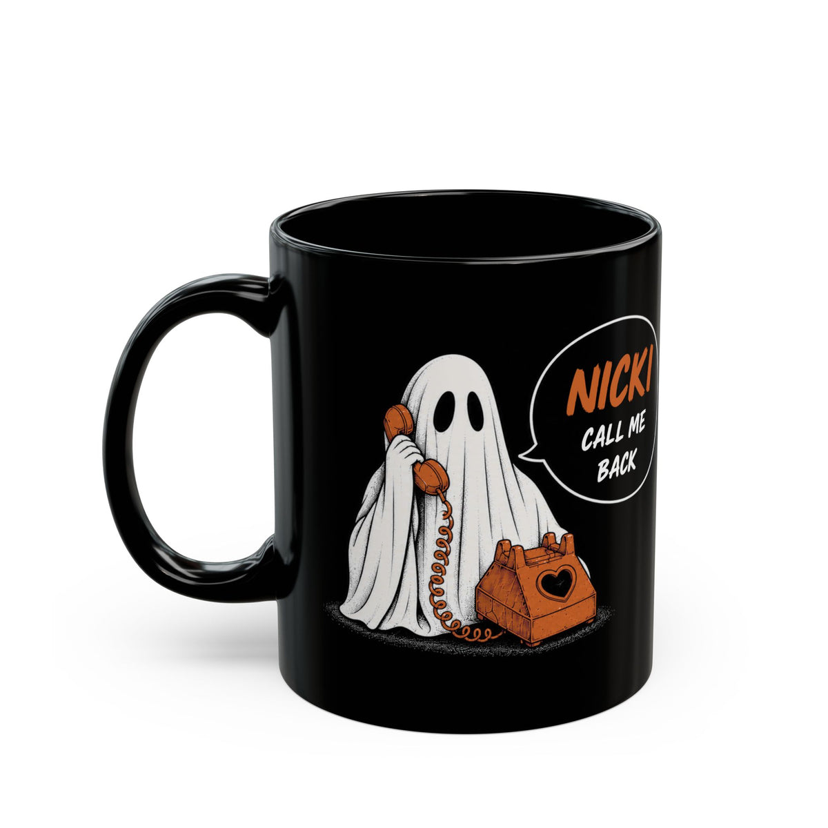 Personalized Ghost Call Me Back Mug