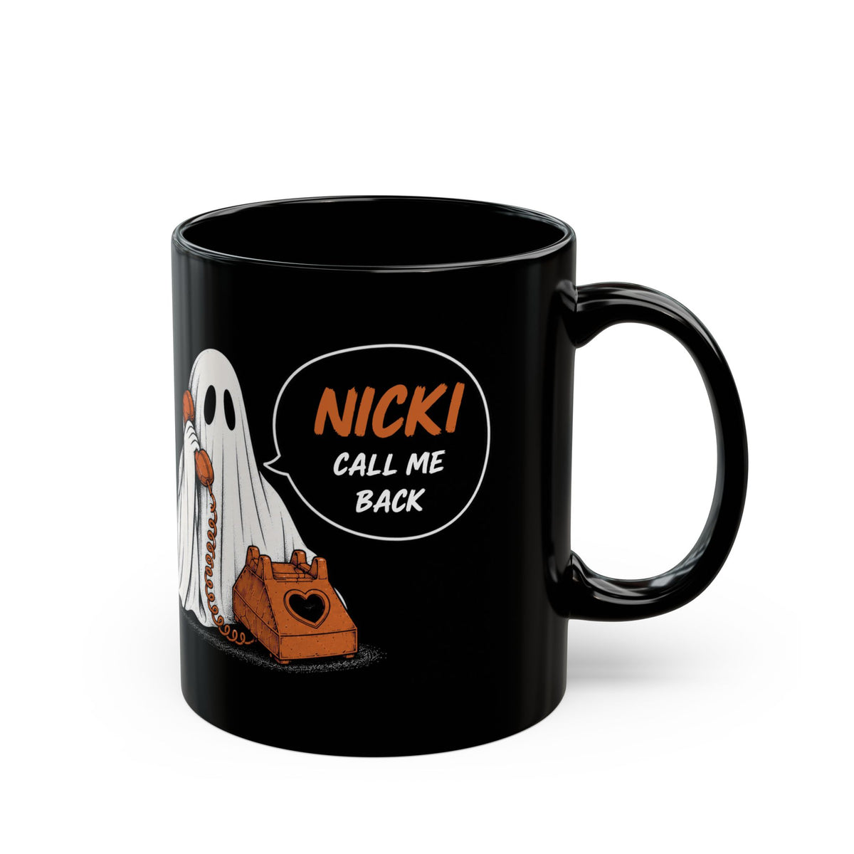 Personalized Ghost Call Me Back Mug