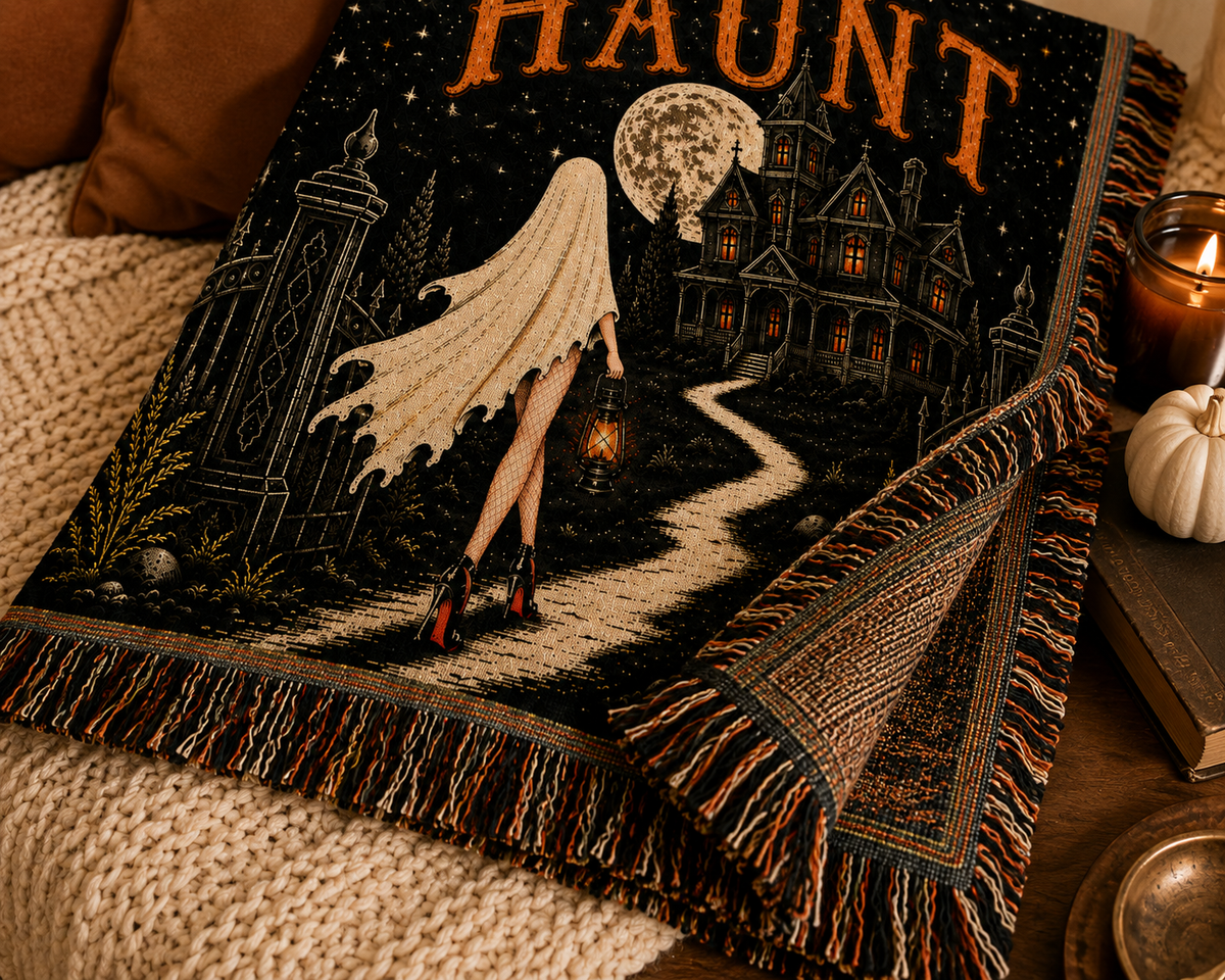 Hot Girls Haunt Woven Throw Blanket – Fair