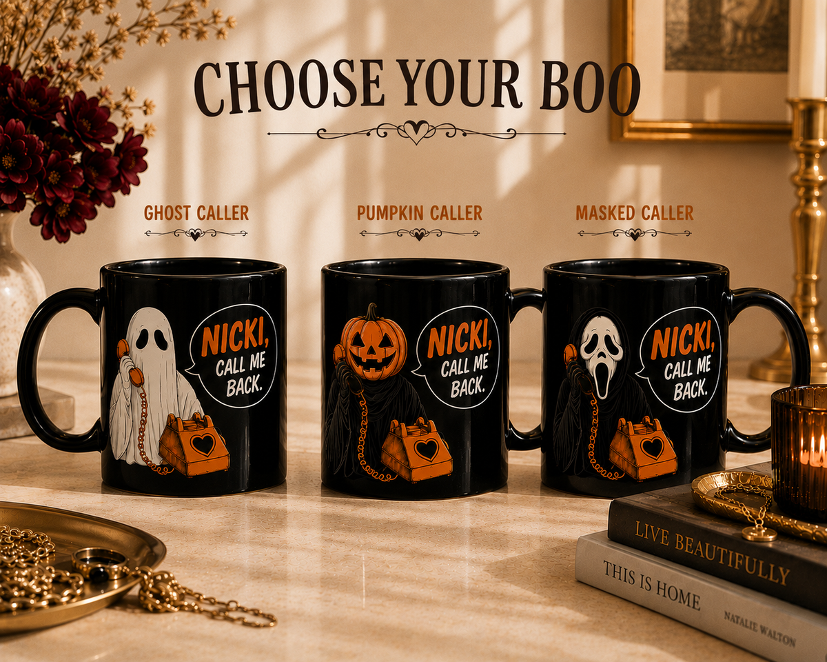 Personalized Ghost Call Me Back Mug